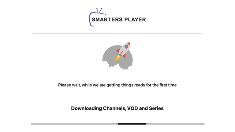 IPTV Smarters Pro downloading channels and VOD