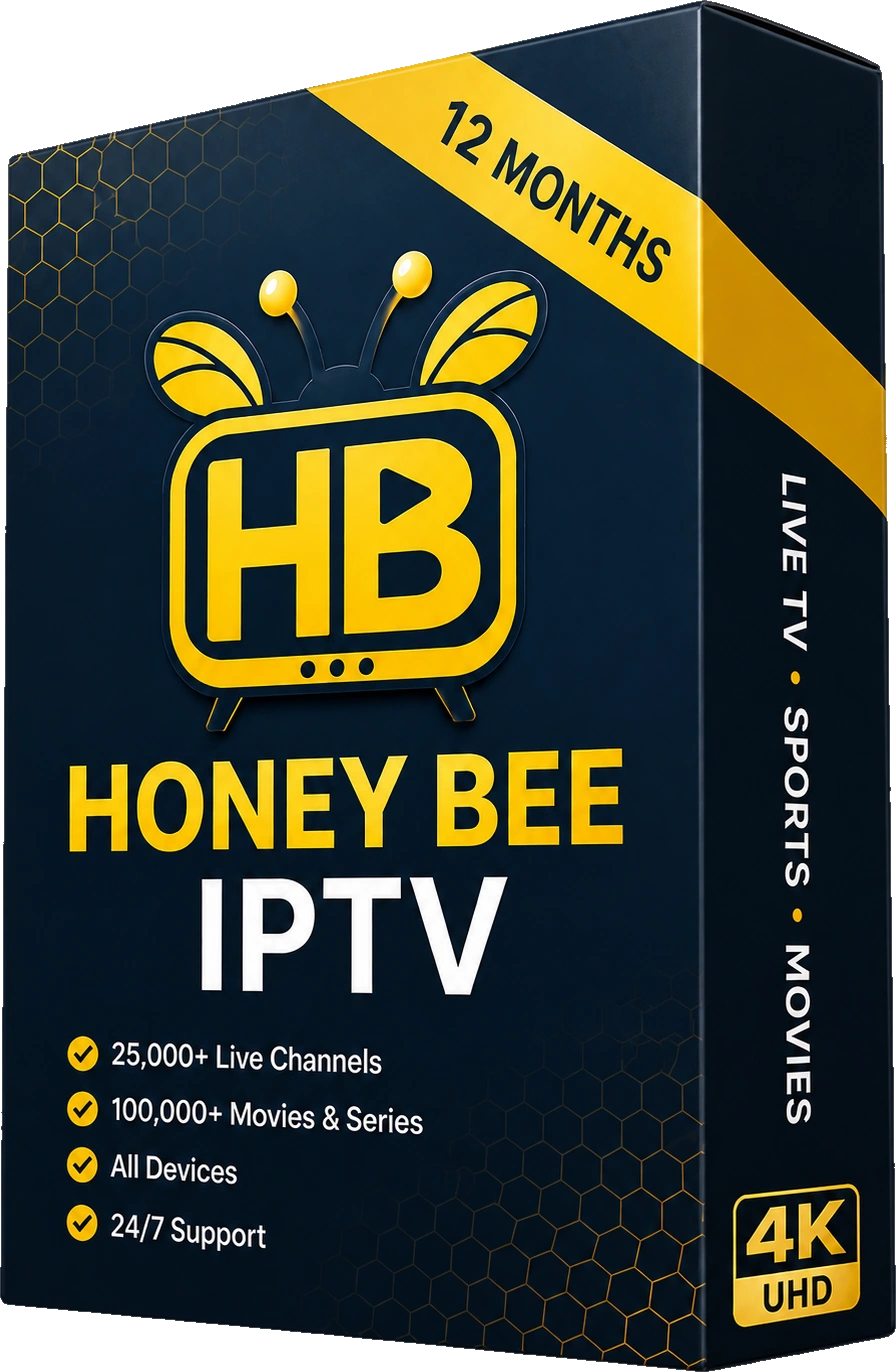 Honey Bee IPTV 12-month subscription package
